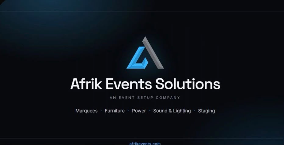 Afrik Events Solutions website