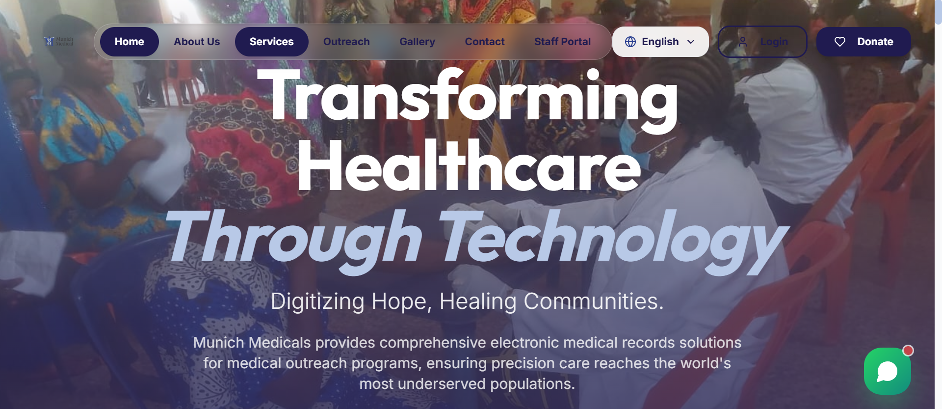 Munich Medical Practice website banner